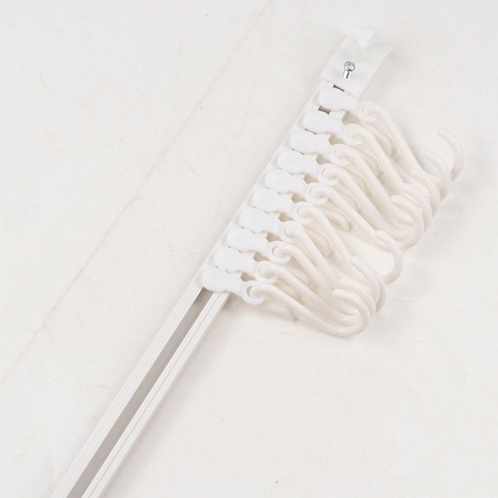 Non Punching Track Row Hooks Plastic Cabinet Hook Multifunctional Long Row Hook  Kitchen