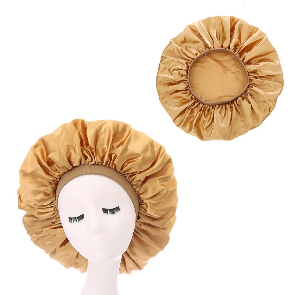 Extra Large Satin Sleep Cap: Wide Brim Headscarf for Hair Protection and Chemo Care