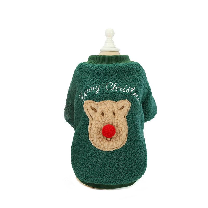 Christmas Elk Puppy Dog Jacket Jumpsuits Winter Warm Pet Clothes for Small Dogs Chihuahua Yorkies Cat Overalls Mascotas Clothing