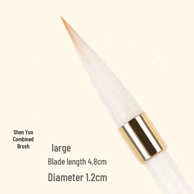 Grey Tail Divine Charm: Professional Brush Set - Mixed Wolf, Sheep & Pure Wolf Hair for Regular Script Practice