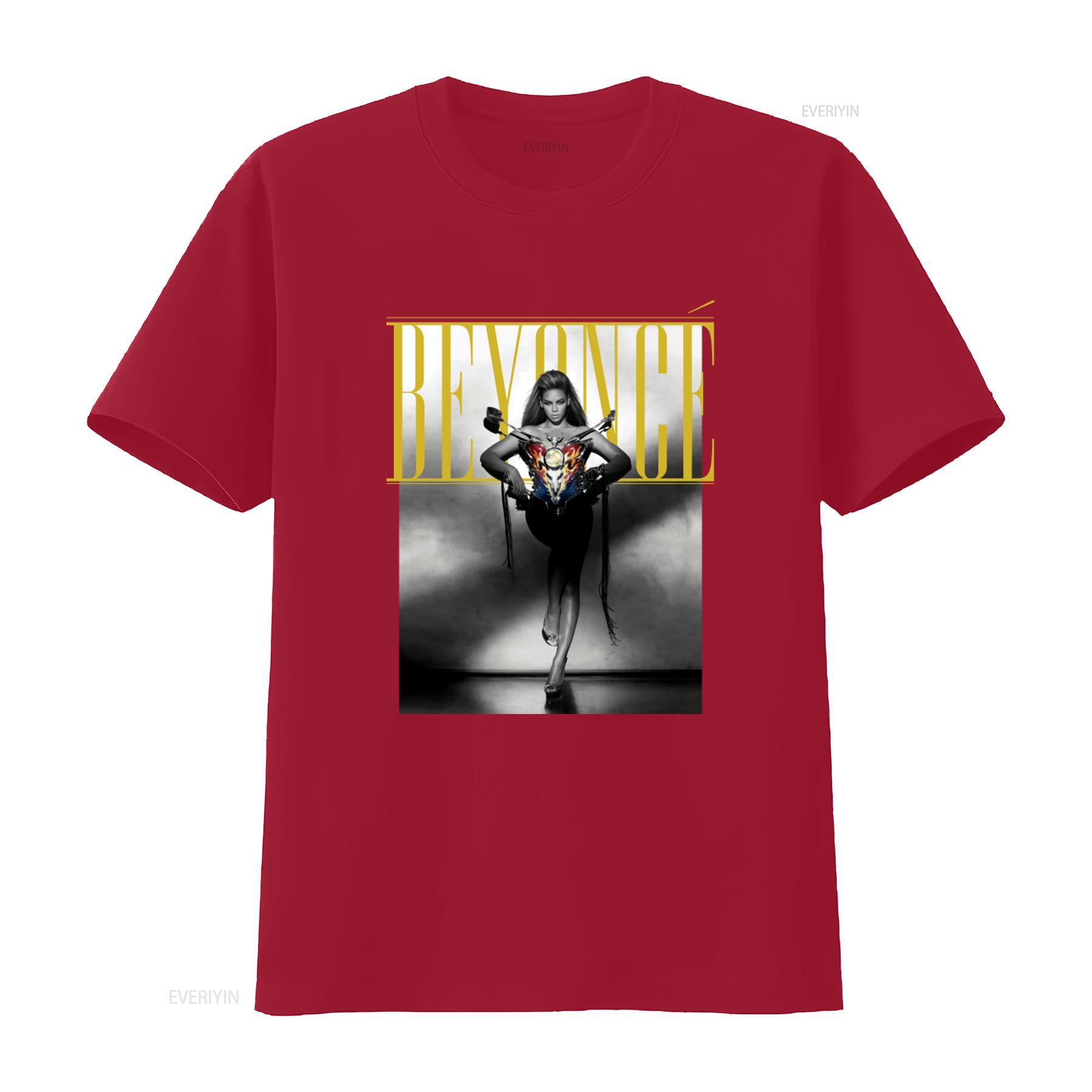 

Beyoncé 2009 I Am Tour Concert Sexy Double Sided Motorcycle Chest T Shirt Medium vintage Washed Breathable fashion streetwear S