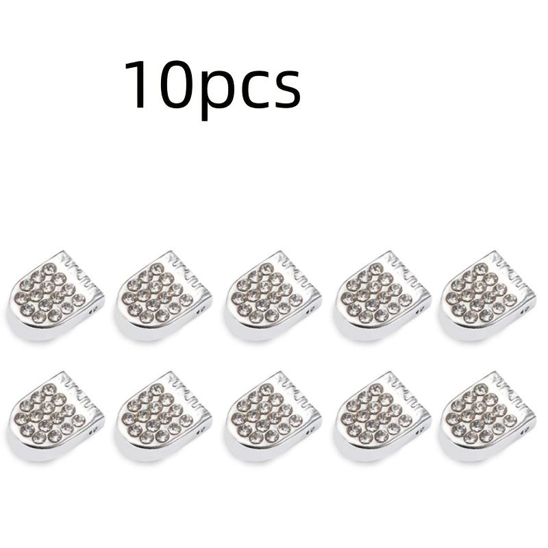 

Металлические клипсы для шнурков без завязывания - Легкая надежная фиксация одним щелчком, Идеально подходят для ленивых кроссовок, Серебристо-серый