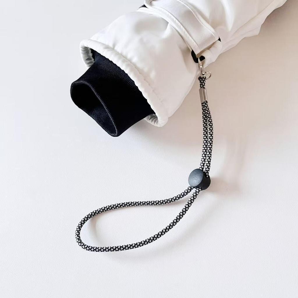 Lanyard Detachable Parent-Child Anti-Lost Ski Glove Wrist Strap Adjustable for Students