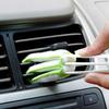Brosse de nettoyage multifonctionnelle à double tête pour stores, climatiseur de voiture, dépoussiéreur