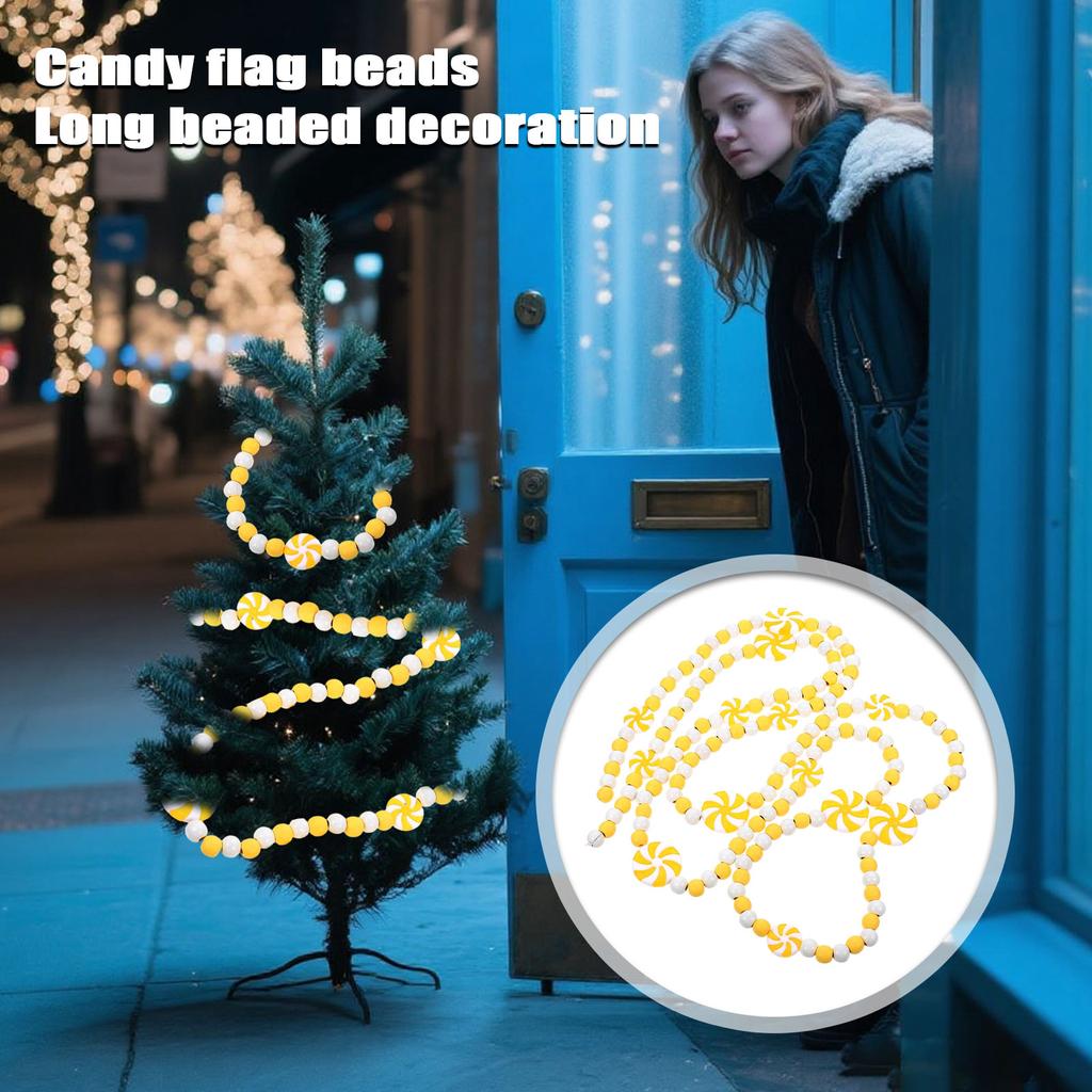 Candy- Banner With Beads Long- Bead Strand