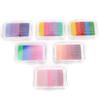 6pcs Gradient Ink Pad Non Toxic Hand Printing Stamp Pad DIY Handbook Stamp Ink Pad
