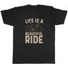 Beautiful Ride Mens T-Shirt Bicycle Cycling Cycle Tee Gift
