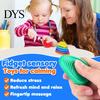 Sensory Stone Kit 6Pcs/Set Kids Silicone Toy Textured Worry Stress Relief Tool Concentration Aid Anxiety Relieving Fidget