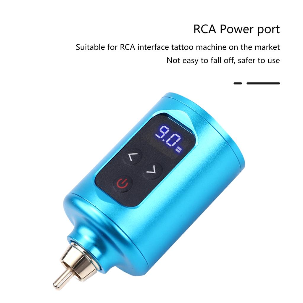 1400mAh Cordless Tattoo Power Supply Microblading Tattoo Pen Battery RCA Interfaces for Tattoo Machine Tattoo Body