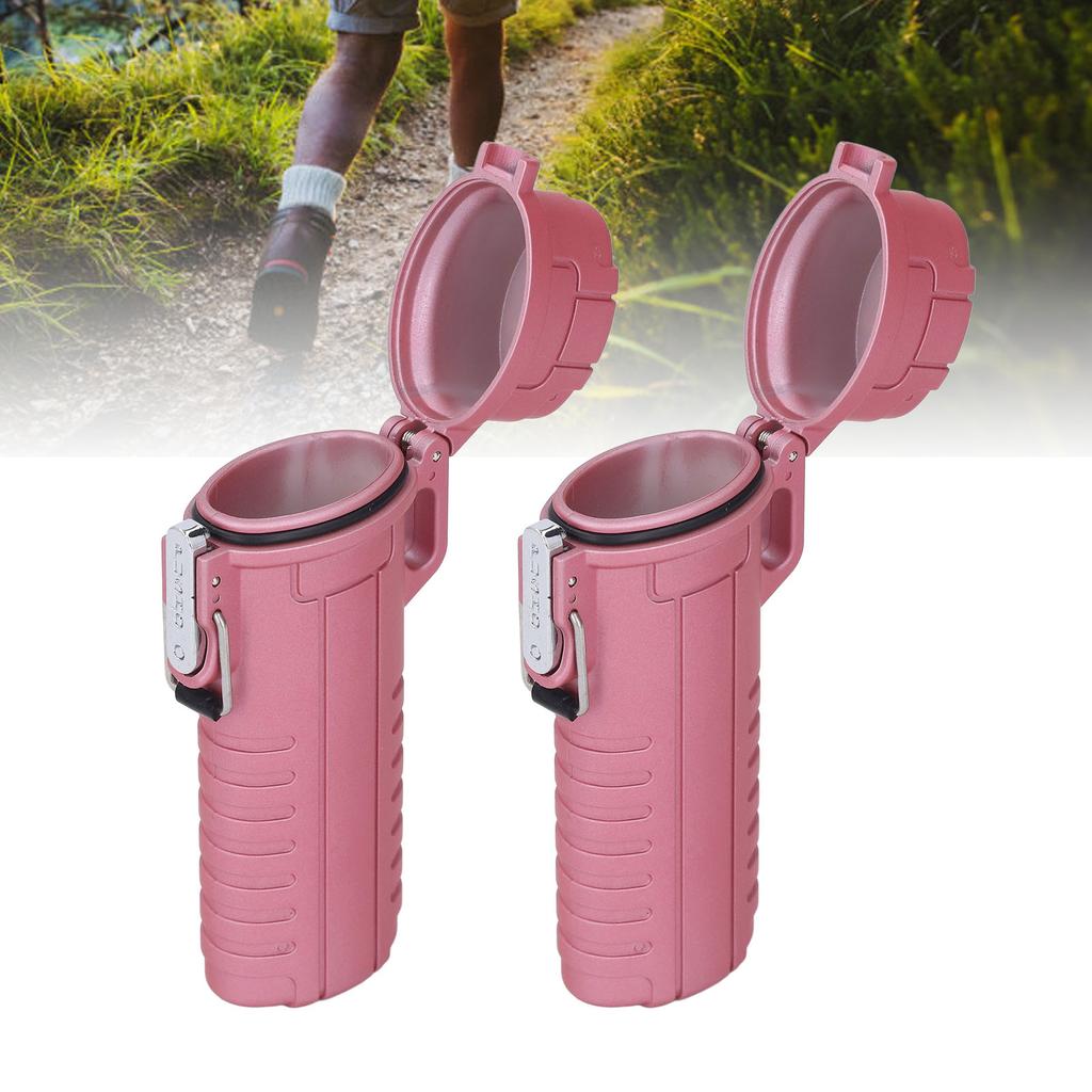 2 Buc Tub de Depozitare Impermeabil Capac Ermetic Etanșare din Cauciuc Cutie de Depozitare Tub de Plastic pentru Camping în Aer Liber Călătorii