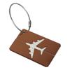 Airplane-Shaped Metal Luggage Tag and Dog Tag Business Gift