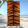 Tiger Print Wild Style Beach Towel Patterned Sunscreen And Windproof Suitable For Swimming Pool Camping Travel