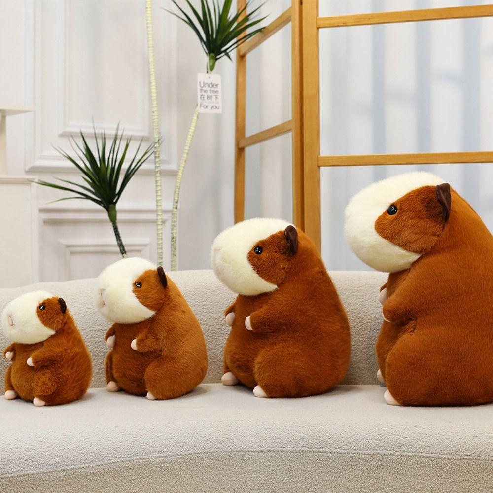 Simulation Capybara Plush Toy Squirrel Capibara Fluffty Doll Christmas Toy