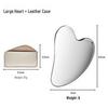 Stainless Steel Gua Sha Heart-Shaped Face & Body Massager