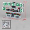 Ungiftig Moc 1 Stück 3069 3068 Intelligente Computer-Forschungsplattform Baustein-Set Gedruckte Daten-Steuerungspanel-Plattenstein Spielzeug Geschenke