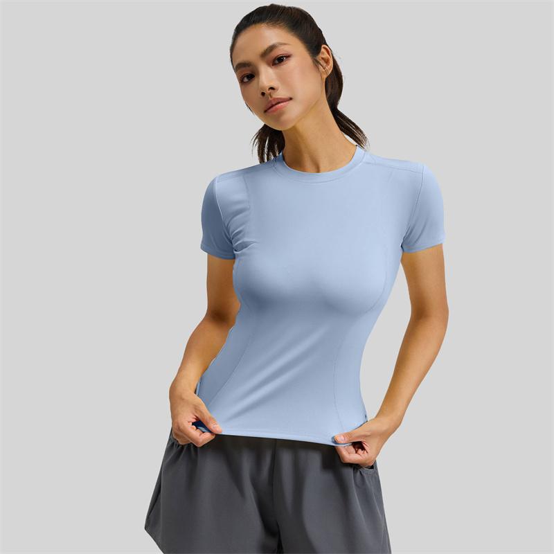 New Arrivals Lightweight Summer Women's Athletic T-Shirt Women's Short-Sleeve Top