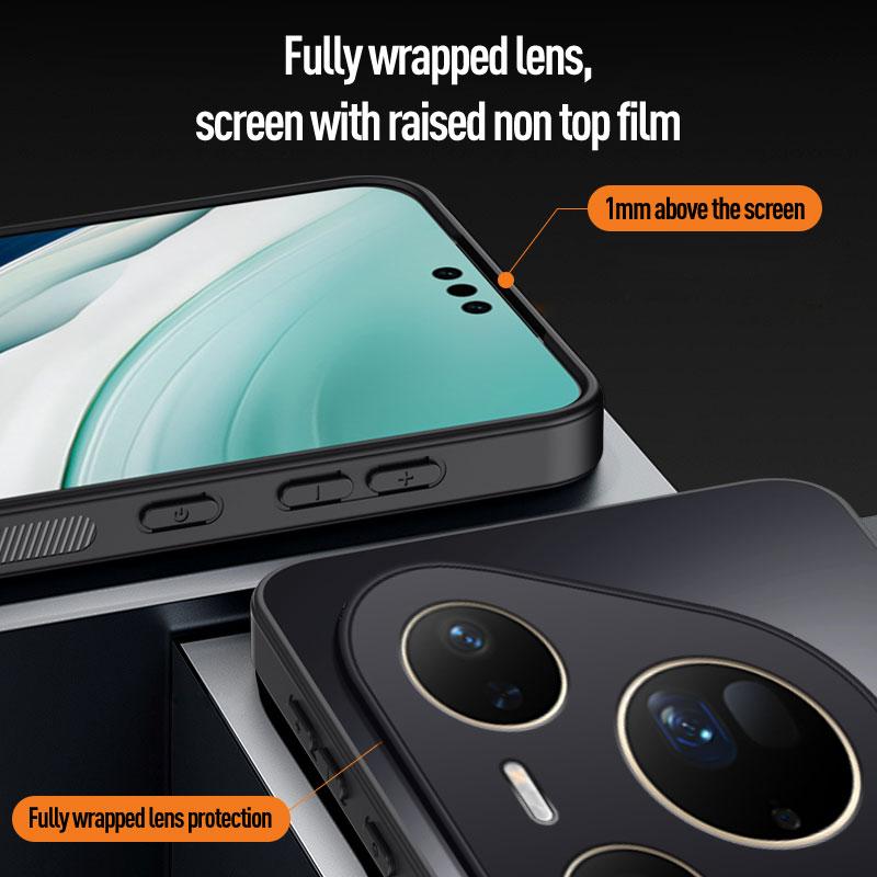 AG Matte Magnetic Case for HUAWEI Pura 80 Pro Plus 80 Ultra Ring Holder Wireless Charging Hard Cover for Pura 70 P60 P50 P40 P30