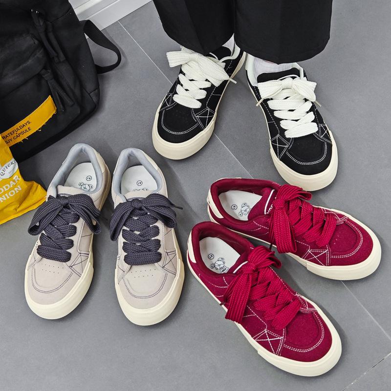 Men's Shoes Casual Canvas Shoes Men's Versatile Spring New Bread Shoes Men's Sports Board Shoes Men