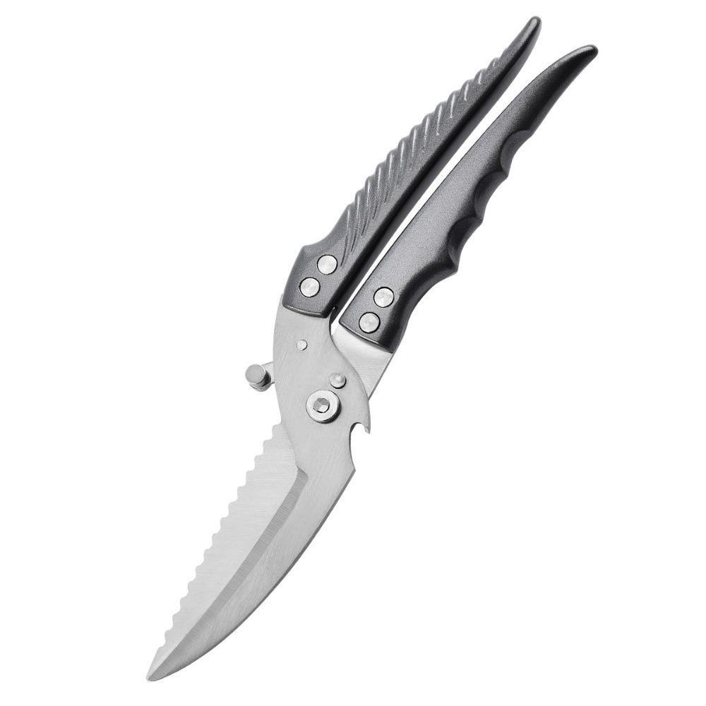 Stainless Steel Chicken Bone Scissor Heavy-duty Barbecue Scissor  Vegetable