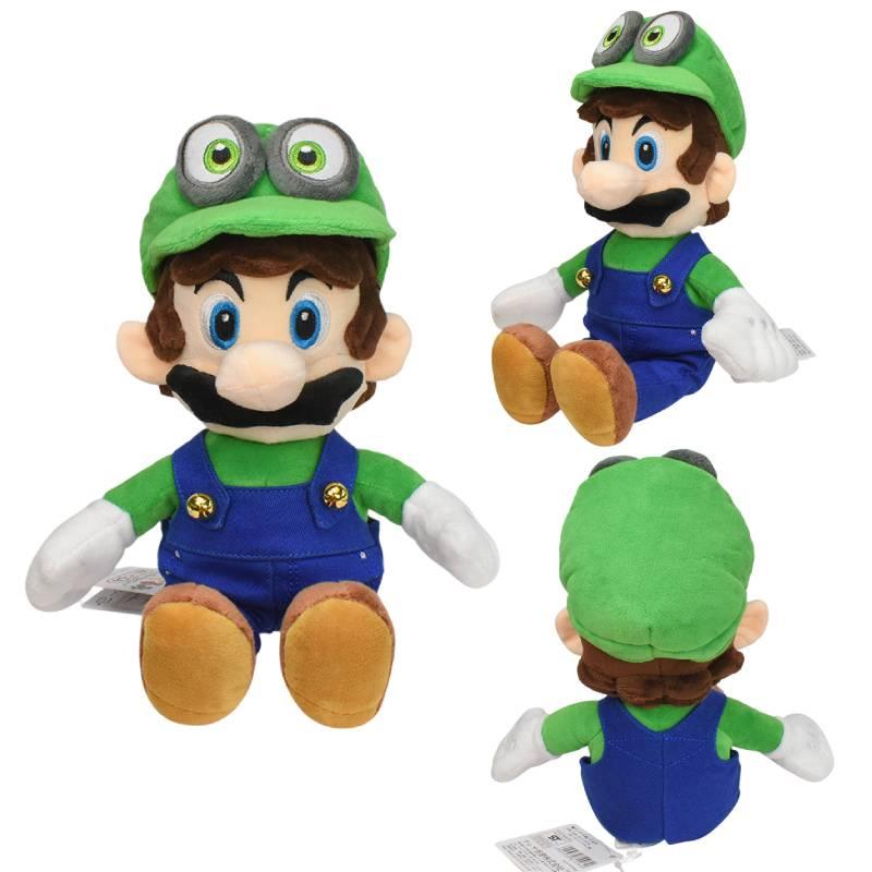 Super Mario Plush Toy Soft And Cuddly Luigi Stuffed Animal For Kids And Collectors 19x16x21cm