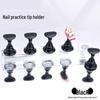 Magnetic Nail Art Practice Stand with Acrylic Base and Gem Holders