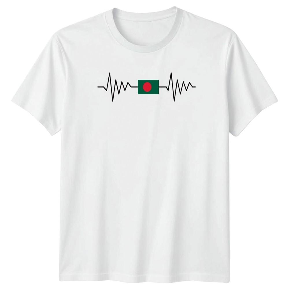 Bangladesh Flag Heartbeat Lifeline TShirt Bangladesh Heritage Birthday S