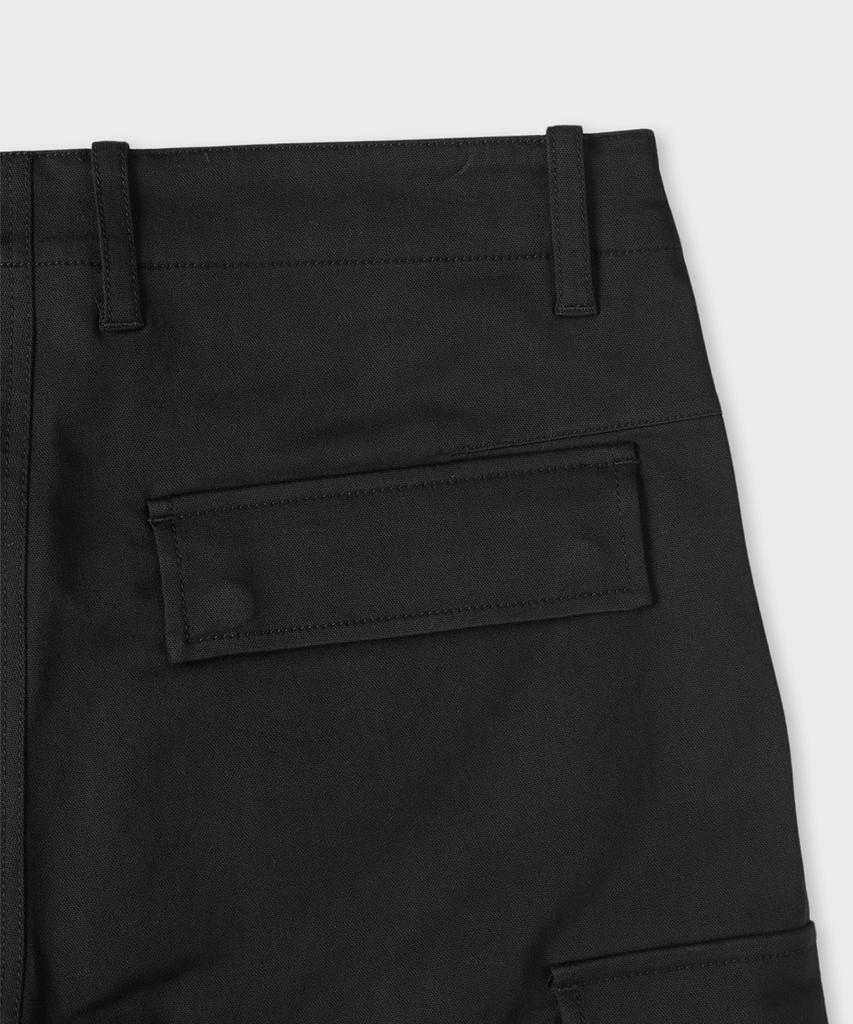 PANICALE Black Tapered Fit Cargo Pants