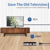 AA58 HDMI-Compatible to RCA Cable, 1080P 5Ft/HDMI-Compatible Male to 3 RCA Video Audio AV Cable Connector Adapter for TV HDTV