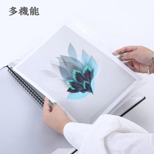 Writable A4 Size Music File, 30-Page Pockets, Holds up to 60 Sheets, Foldable Music File, Perfect for Organizing and Storing Music Files, Choir Music,