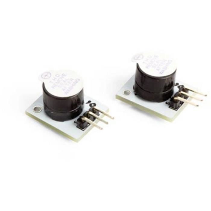 Buzzer - WHADDA - WPM319 - Lot de 2 - Signal sonore - Intégration facile