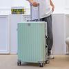 24-Inch Multifunctional Student Trolley Suitcase with Aluminum Frame, Large Capacity, Combination Lock & Universal Wheels