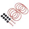 Coffee Machine Silicone Seal O Ring Kit Fit for JURA J5 J7 J9 Heat Proof Elastic Coffee Machine Insulated Gasket Washer