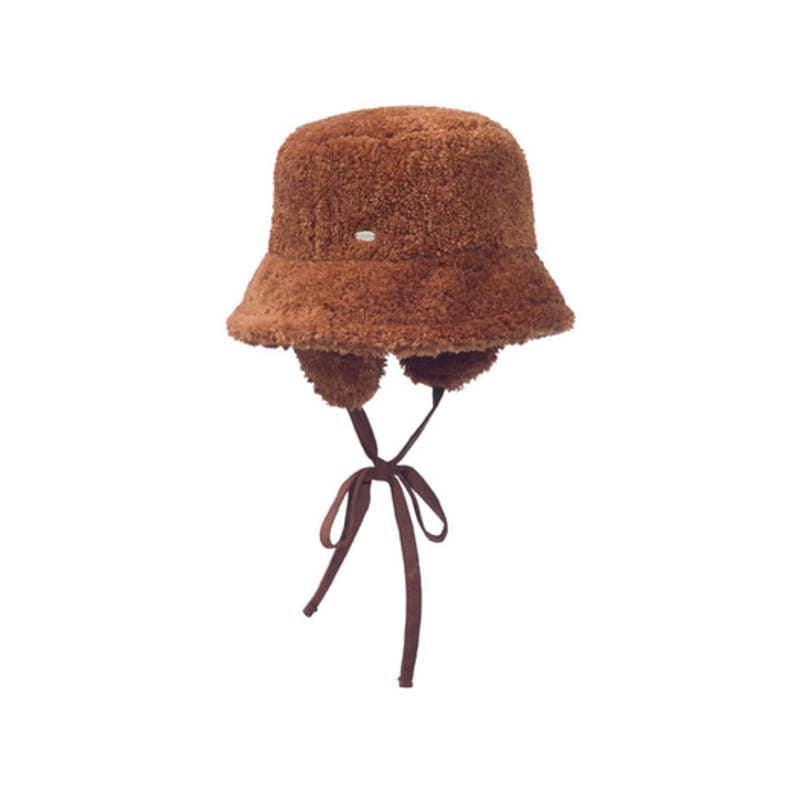 

J.ESTINA J.LETTER Шапка-ушанка из меха BR (JEACEM4BF919BR320) single type