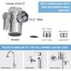 All Brass Faucet Diverter Valve with Aerator,Faucet Diverter Adapter for Sink Faucet Connection Shower Hose/Garden Hose/Portable Washing Machine