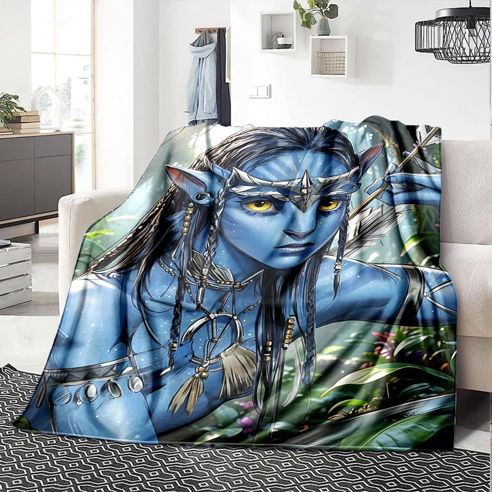 1pc Avatar Frontiers Pandora Flannel Blanket,Ultra Soft Warm Plush Throw for Home Bedroom Bed Sofa Cover Camping Picnic gift Y72411