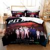 BL Racing Drama Pit Babe The Series Babe Charlie X-Hunter Race Car HD Print Bedding Set Duvet Cover + 2 Pillowcases BL Fan Bed