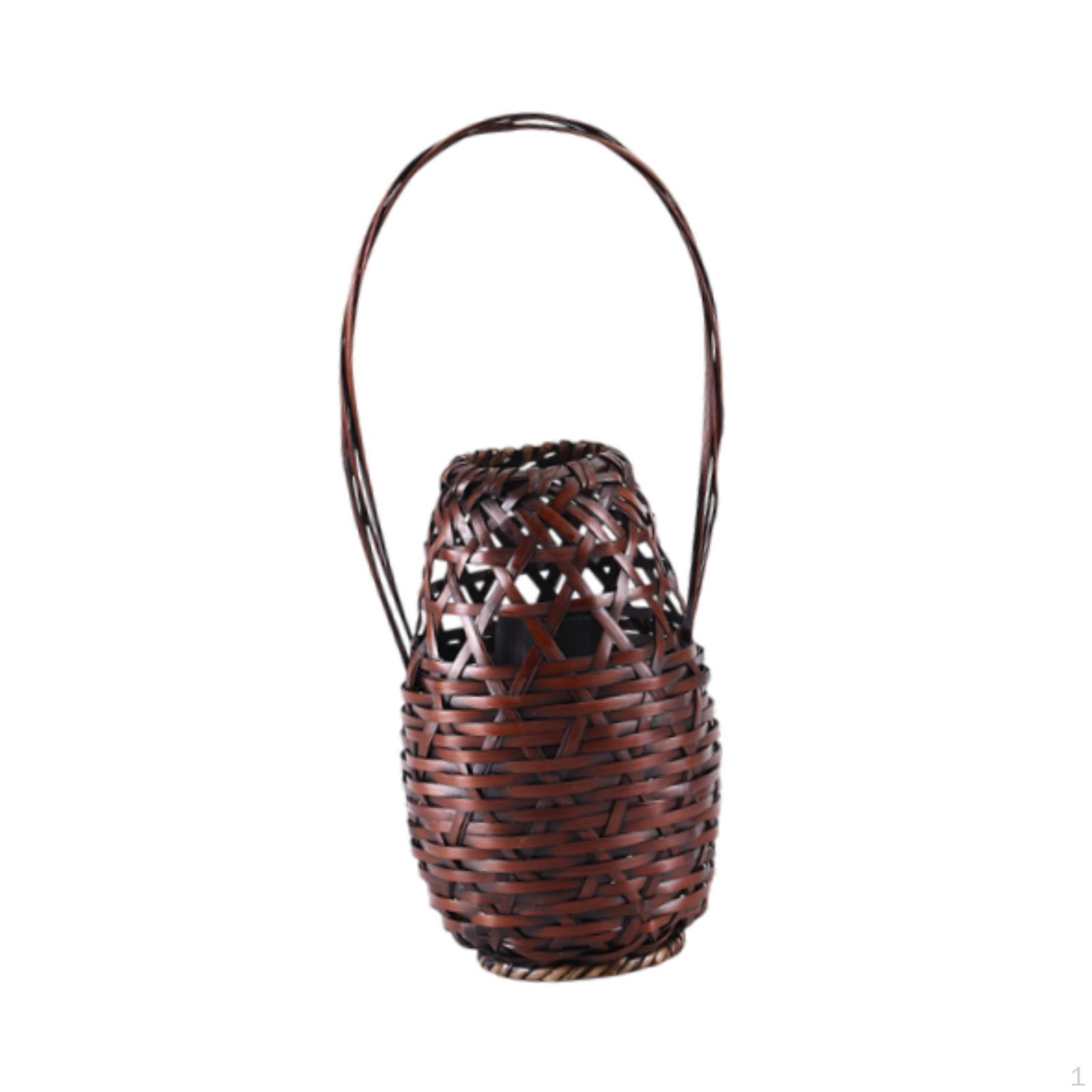 

Ваза для цветов из бамбука, многофункциональная, для журнального столика, спальни, гостиной 7cmx7cmx35cm