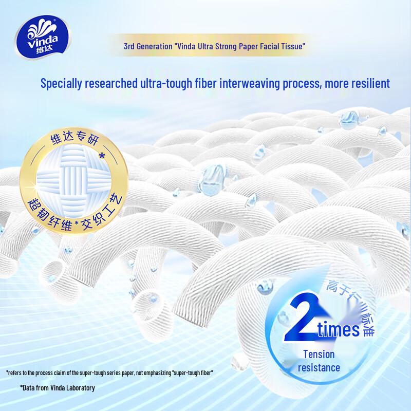 Vinda 3-Ply Facial Tissues