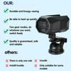 Car Heater 12V 150W Portable Windscreen Defroster 2 In 1 Fast Car Windscreen Heater Fan with Suction Cup