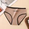 Women's Briefs Cotton Underpants Sports Girls Mid-waist Cotton Crotch Panties