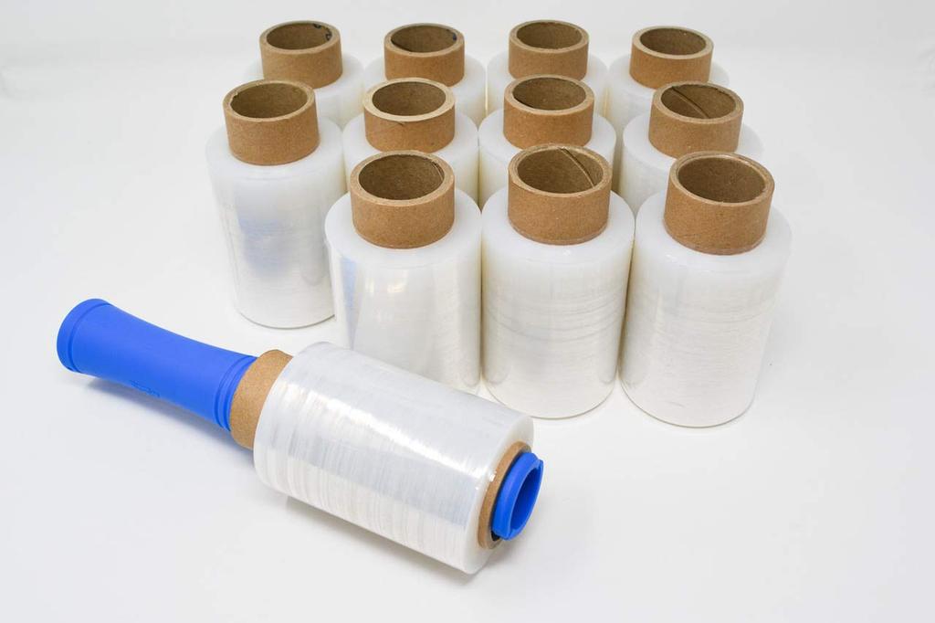 to wrap and Handy Wrap for width 100mm x length 12 rolls 1 bulk purchase set {Easy pack} [Dunaway] packing, 150m, + holder, (12)