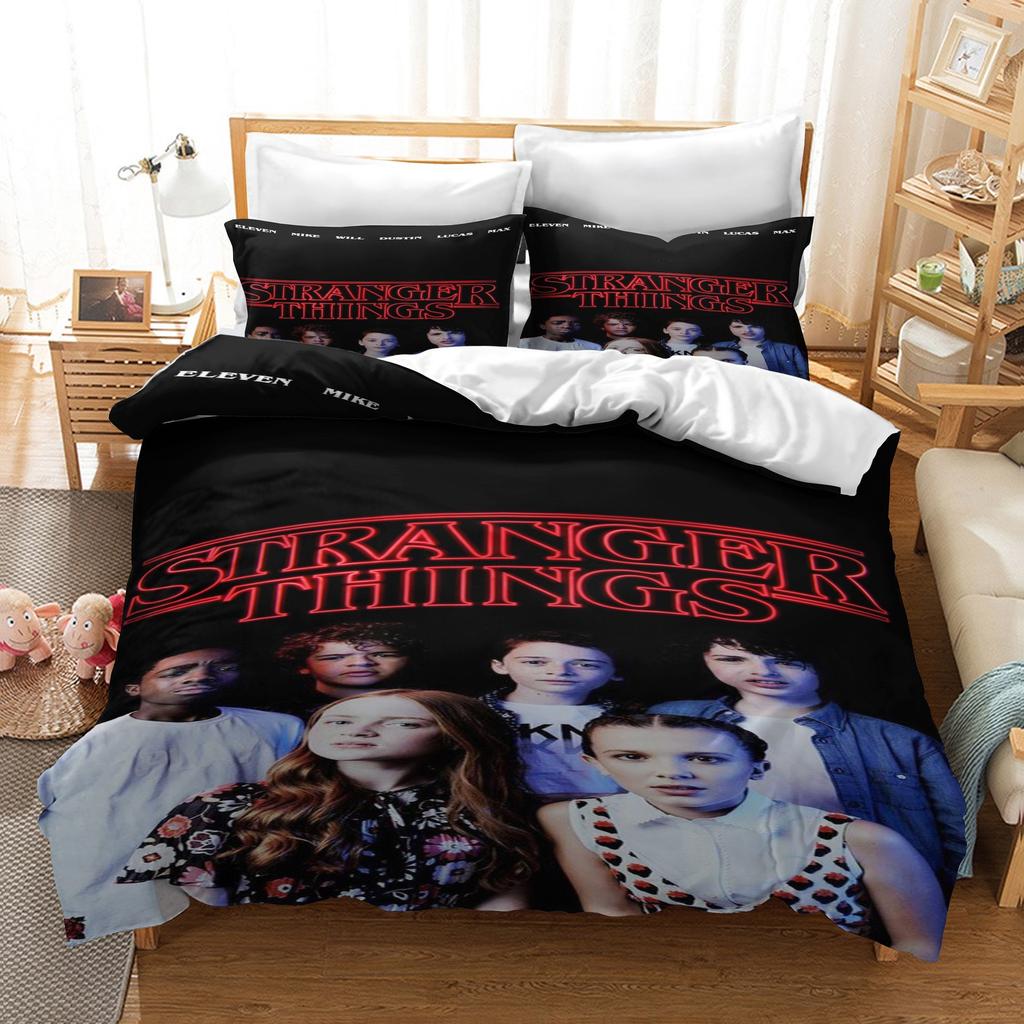 Kit de literie Série Stranger Things Taille Ensemble trois pièces