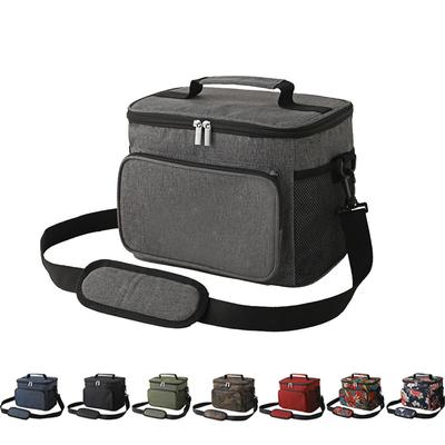 Borsa da pranzo portatile floreale di grande capacità per donne uomini borsa termica per alimenti borsa frigo da spiaggia pochette da picnic borsa tote isolata da viaggio borse a mano