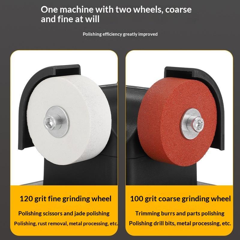 1Pcs Portable Small Grinding Wheel Knife Sharpener Multiuse Sharpening Polishing Tool for Home Restaurant Chef Use