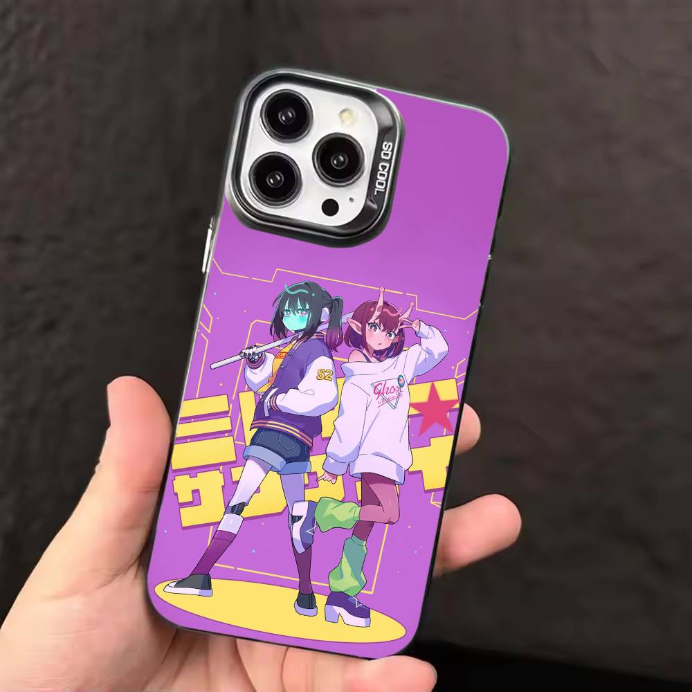 Anime M-Milky Subway Phone Case For iPhone 17,16,15,14,13,12,11,Pro Max,Plus Candy Silver Cover