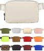 Unisex Waterproof Mini Belt Bag, Adjustable Waistband, Small Fanny Pack, Crossbody Sports Waist Pack