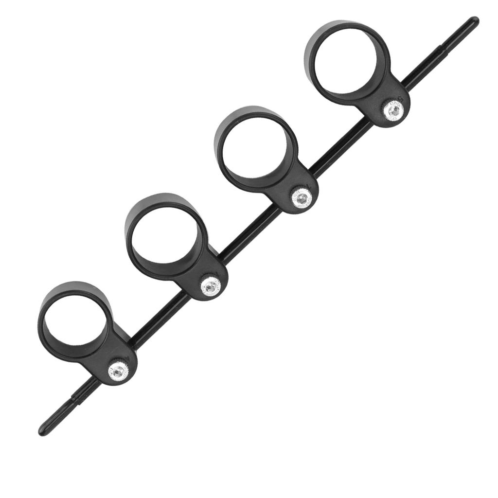 Finger Exerciser Musical Instrument Training Fingertip Stretch Separator Auxiliary ToolBlack Large (Adjustable Span)