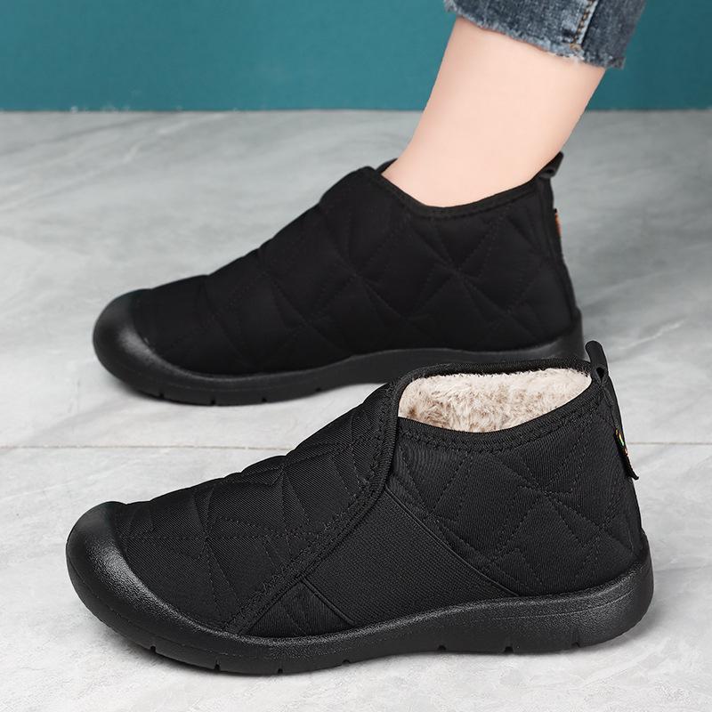 Women's High-Top Winter Cotton Boots: Warm, Fashionable, Cold-Proof, Comfortable, Casual Snow Boots.