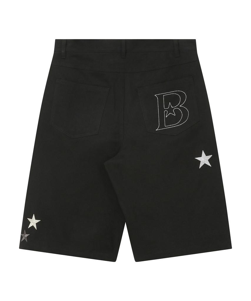 BAUF Star Symbol Bermuda Pants [Black]