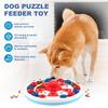 Pet Slow Feeder Bowl and Toy: Leaking Food Tray for Cats and Dogs, Educational Feeding Toy